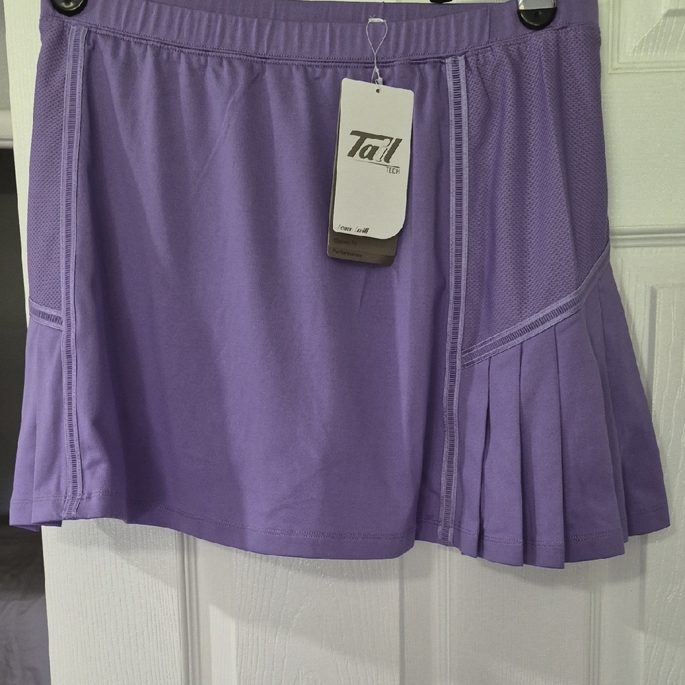 NWT Tail Lavender Pleated Skort Size Medium